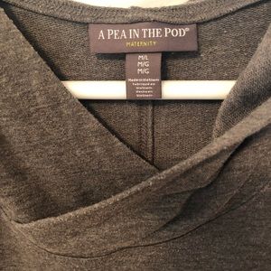 Grey Maternity hoodie/poncho